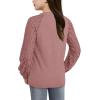 imageBatermoon Girls Long Sleeve Shirts Lace Loose Fit Casual Crewneck Blouses Tops 514 YearsPink