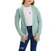 imageGoranbon Girls Cardigan Sweaters Open Front Long Sleeve Casual Sweater Coats with PocketsMint Green