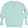 imageBatermoon Girls Pullover Sweaters Long Sleeve Drop Shoulder Side Split Knit Tunic Tops 714 YearsMint Green