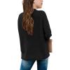 imageGirls Long Sleeve Sweater Mock Neck Fall Soft Knit Pullover Jumper TopsBlack