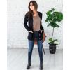 imageGoranbon Womens Cable Knit Cardigan Long Sleeve Open Front Button Down Knitwear Sweater CoatA04black