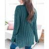 imageGoranbon Womens Cable Knit Cardigan Long Sleeve Open Front Button Down Knitwear Sweater CoatA08teal