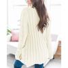 imageGoranbon Womens Cable Knit Cardigan Long Sleeve Open Front Button Down Knitwear Sweater CoatA11butter Cream