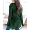 imageGoranbon Womens Cable Knit Cardigan Long Sleeve Open Front Button Down Knitwear Sweater CoatWdeep Green