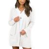 imageGoranbon Womens Cardigan Sweaters Open Front Long Sweater Knitted Coat with PocketsCream