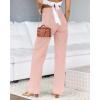 imagePLNOTME Womens High Waisted Jeans Boyfriend Baggy Straight Leg Casual Denim PantsLight Pink Regular